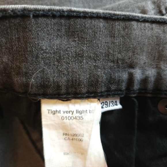 💀 Cheap Monday - Light Black Skinny Jean - Size 29 - Picture 10 of 13